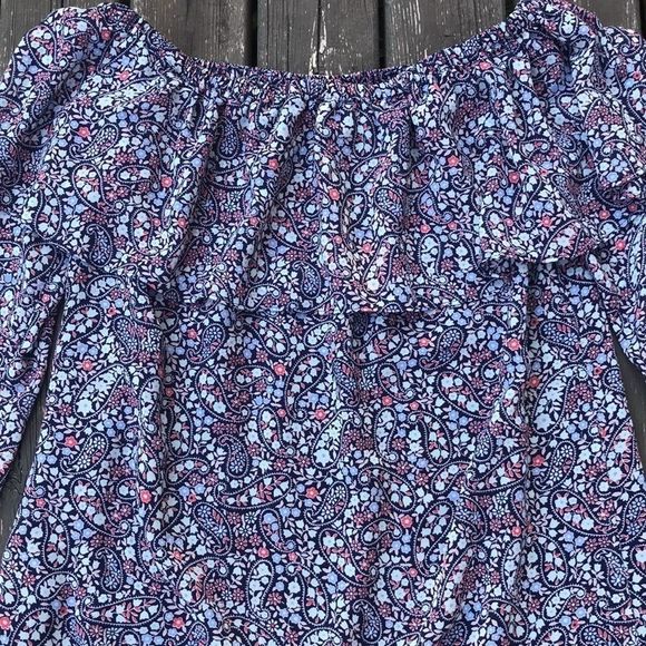 MICHAEL KORS Floral Paisley Ruffle Blouse - Picture 11 of 12